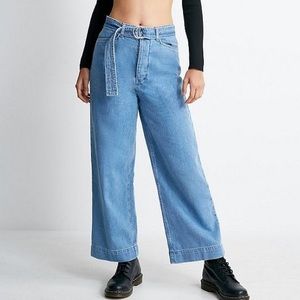 Urban Outfitters BDG Belt Wide Leg Jeans Pants